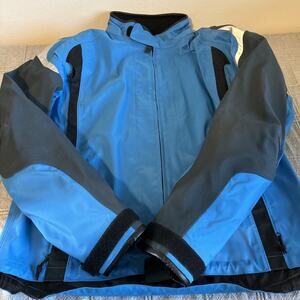 BMW Motorrad ComfortShell Jacket Size 58 US 48 Reg Blue Gray Motorcycle Touring